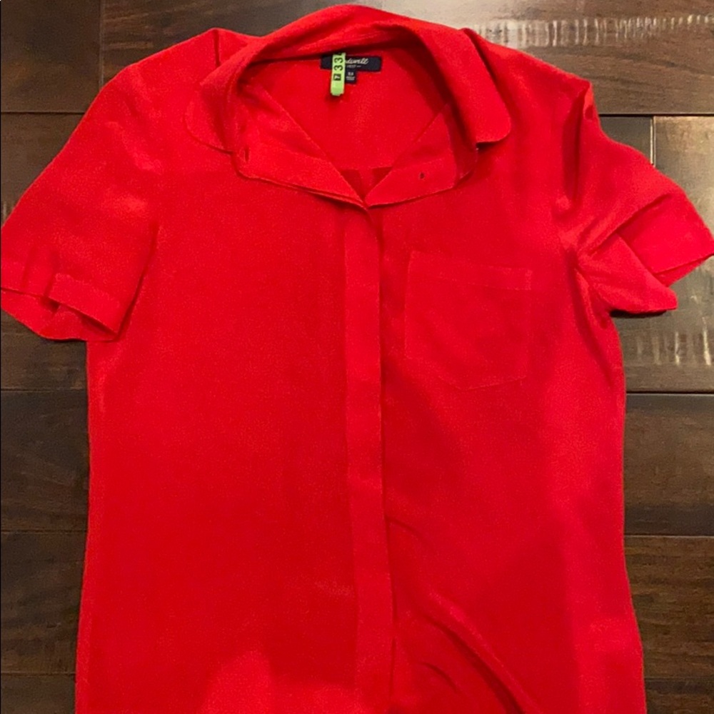 Madewell Silk Button-up